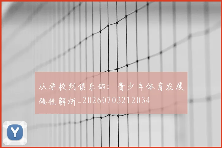 从学校到俱乐部：青少年体育发展路径解析_20260703212034